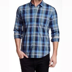 Vince Melrose Long Sleeve Slim Fit Shirt Large